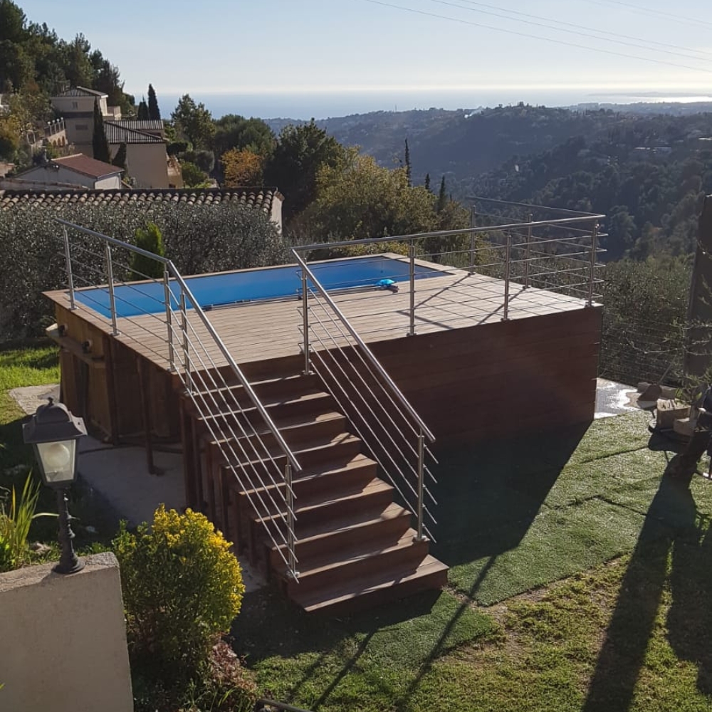 piscine en bois hors sol